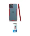 ieg™ iPhone 12 Pro Max Kılıf Atlas Asil Serisi - Siyah 5D Eko Cam Ekran Koruyucu