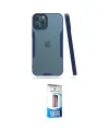 ieg™ iPhone 12 Pro Max Kılıf Atlas Asil Serisi - Siyah 5D Eko Cam Ekran Koruyucu