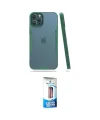 ieg™ iPhone 12 Pro Max Kılıf Atlas Asil Serisi - Siyah 5D Eko Cam Ekran Koruyucu
