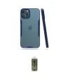 ieg™ iPhone 12 Pro Max Kılıf Atlas Asil Serisi - Siyah Joko Magic 5D Hayalet Cam