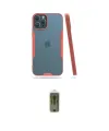 ieg™ iPhone 12 Pro Max Kılıf Atlas Asil Serisi - Siyah Joko Magic 5D Hayalet Cam