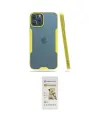 ieg™ iPhone 12 Pro Max Kılıf Atlas Asil Serisi - Siyah Mat Seramik Nano Ekran Koruyucu