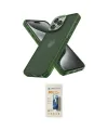 ieg™ iPhone 12 Pro Max Kılıf Atlas Form - Siyah 6D Mat Seramik Hayalet Nano Ekran Koruyucu