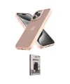 ieg™ iPhone 12 Pro Max Kılıf Atlas Form - Siyah Bilvis Hayalet Cam Ekran Koruyucu