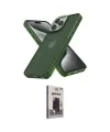 ieg™ iPhone 12 Pro Max Kılıf Atlas Form - Siyah Bilvis Hayalet Cam Ekran Koruyucu