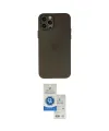 ieg™ iPhone 12 Pro Max Kılıf Atlas Minimal Prime - Şeffaf Royal Nano Ekran Koruyucu