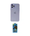 ieg™ iPhone 12 Pro Max Kılıf Atlas Minimal Prime - Siyah 18D Cam Ekran Koruyucu
