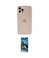 ieg™ iPhone 12 Pro Max Kılıf Atlas Minimal Prime - Siyah 34D Izgaralı Cam