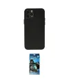 ieg™ iPhone 12 Pro Max Kılıf Atlas Minimal Prime - Siyah 34D Izgaralı Cam
