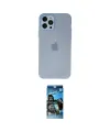 ieg™ iPhone 12 Pro Max Kılıf Atlas Minimal Prime - Siyah 34D Izgaralı Cam