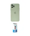 ieg™ iPhone 12 Pro Max Kılıf Atlas Minimal Prime - Siyah 5D Eko Cam Ekran Koruyucu