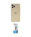 ieg™ iPhone 12 Pro Max Kılıf Atlas Minimal Prime - Siyah 5D Eko Cam Ekran Koruyucu
