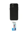 ieg™ iPhone 12 Pro Max Kılıf Atlas Minimal Prime - Siyah 5D Eko Cam Ekran Koruyucu