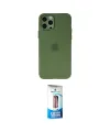 ieg™ iPhone 12 Pro Max Kılıf Atlas Minimal Prime - Siyah 5D Eko Cam Ekran Koruyucu