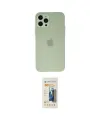 ieg™ iPhone 12 Pro Max Kılıf Atlas Minimal Prime - Siyah 6D Mat Seramik Hayalet Nano Ekran Koruyucu