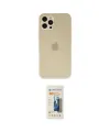 ieg™ iPhone 12 Pro Max Kılıf Atlas Minimal Prime - Siyah 6D Mat Seramik Hayalet Nano Ekran Koruyucu