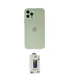 ieg™ iPhone 12 Pro Max Kılıf Atlas Minimal Prime - Siyah Bilvis Hayalet Cam Ekran Koruyucu