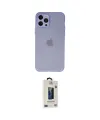 ieg™ iPhone 12 Pro Max Kılıf Atlas Minimal Prime - Siyah Bilvis Hayalet Cam Ekran Koruyucu