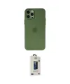 ieg™ iPhone 12 Pro Max Kılıf Atlas Minimal Prime - Siyah Bilvis Hayalet Cam Ekran Koruyucu