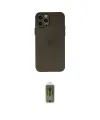 ieg™ iPhone 12 Pro Max Kılıf Atlas Minimal Prime - Siyah Joko Magic 5D Hayalet Cam