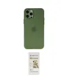 ieg™ iPhone 12 Pro Max Kılıf Atlas Minimal Prime - Siyah Mat Seramik Nano Ekran Koruyucu