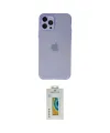 ieg™ iPhone 12 Pro Max Kılıf Atlas Minimal Prime - Siyah Polymer Nano Ekran Koruyucu
