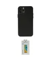 ieg™ iPhone 12 Pro Max Kılıf Atlas Minimal Prime - Siyah Polymer Nano Ekran Koruyucu
