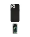 ieg™ iPhone 12 Pro Max Kılıf Çekirdek Çizgi - Şeffaf 360 Full Body Arka Koruyucu