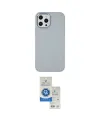 ieg™ iPhone 12 Pro Max Kılıf Çekirdek Çizgi - Şeffaf Royal Nano Ekran Koruyucu