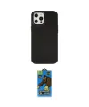 ieg™ iPhone 12 Pro Max Kılıf Çekirdek Çizgi - Siyah 18D Cam Ekran Koruyucu