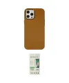 ieg™ iPhone 12 Pro Max Kılıf Çekirdek Çizgi - Siyah 20D Premium Cam Ekran Koruyucu