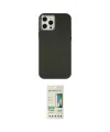 ieg™ iPhone 12 Pro Max Kılıf Çekirdek Çizgi - Siyah 20D Premium Cam Ekran Koruyucu
