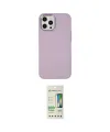 ieg™ iPhone 12 Pro Max Kılıf Çekirdek Çizgi - Siyah 20D Premium Cam Ekran Koruyucu
