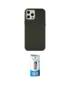 ieg™ iPhone 12 Pro Max Kılıf Çekirdek Çizgi - Siyah 5D Eko Cam Ekran Koruyucu