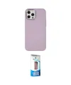 ieg™ iPhone 12 Pro Max Kılıf Çekirdek Çizgi - Siyah 5D Eko Cam Ekran Koruyucu