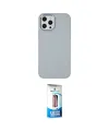 ieg™ iPhone 12 Pro Max Kılıf Çekirdek Çizgi - Siyah 5D Eko Cam Ekran Koruyucu
