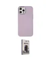 ieg™ iPhone 12 Pro Max Kılıf Çekirdek Çizgi - Siyah Bilvis Hayalet Cam Ekran Koruyucu