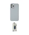 ieg™ iPhone 12 Pro Max Kılıf Çekirdek Çizgi - Siyah Bilvis Hayalet Cam Ekran Koruyucu