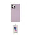 ieg™ iPhone 12 Pro Max Kılıf Çekirdek Çizgi - Siyah Joko 5D Cam