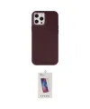ieg™ iPhone 12 Pro Max Kılıf Çekirdek Çizgi - Siyah Joko 5D Cam