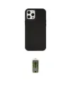 ieg™ iPhone 12 Pro Max Kılıf Çekirdek Çizgi - Siyah Joko Magic 5D Hayalet Cam