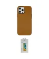 ieg™ iPhone 12 Pro Max Kılıf Çekirdek Çizgi - Siyah Polymer Nano Ekran Koruyucu