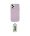 ieg™ iPhone 12 Pro Max Kılıf Çekirdek Çizgi - Siyah Polymer Nano Ekran Koruyucu