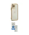 ieg™ iPhone 12 Pro Max Kılıf Çekirdek Klasik Serisi - Şeffaf Royal Nano Ekran Koruyucu