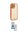 ieg™ iPhone 12 Pro Max Kılıf Çekirdek Klasik Serisi - Şeffaf Royal Nano Ekran Koruyucu