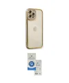 ieg™ iPhone 12 Pro Max Kılıf Çekirdek Klasik Serisi - Şeffaf Royal Nano Ekran Koruyucu