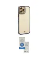 ieg™ iPhone 12 Pro Max Kılıf Çekirdek Klasik Serisi - Şeffaf Royal Nano Ekran Koruyucu
