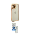 ieg™ iPhone 12 Pro Max Kılıf Çekirdek Klasik Serisi - Şeffaf Royal Nano Ekran Koruyucu