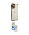 ieg™ iPhone 12 Pro Max Kılıf Çekirdek Klasik Serisi - Şeffaf Royal Nano Ekran Koruyucu