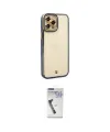 ieg™ iPhone 12 Pro Max Kılıf Çekirdek Klasik Serisi - Şeffaf Uv Polymer Nano Ekran Koruyucu
